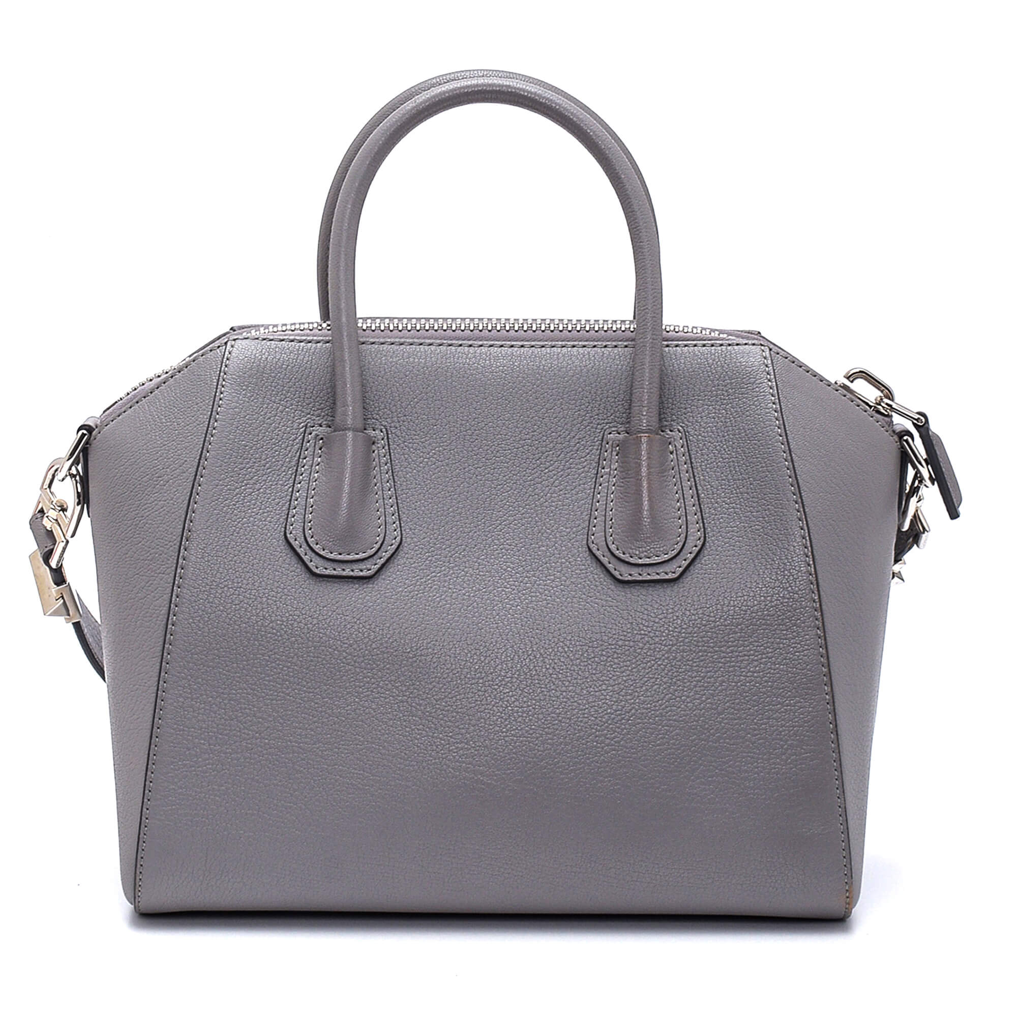 Givenchy - Grey Leather Antigona Small Bag